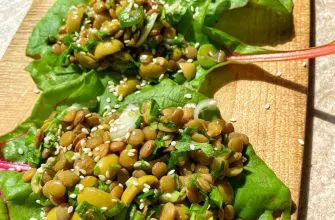 CHashki salata iz chechevitsy i olivok tasty simply vegan