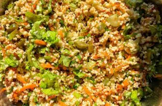 Salat iz bulgura s pshenichnoy mukoy vkusno prosto veganskiy