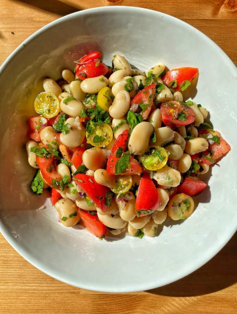 Salat iz marinovannoy maslyanoy fasoli tasty simply vegan