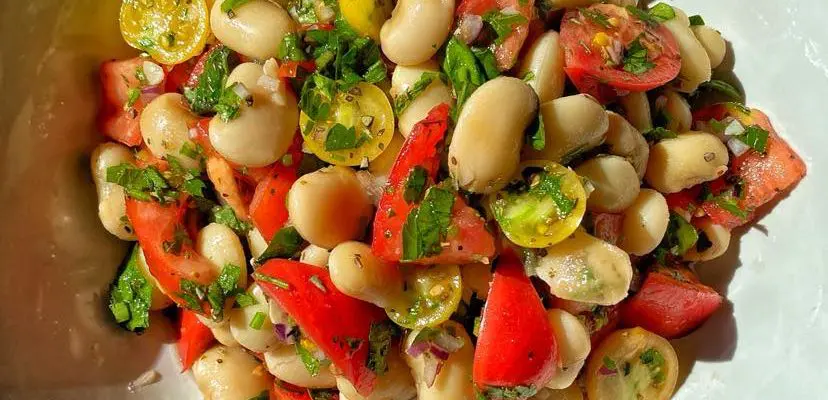 Salat iz marinovannoy maslyanoy fasoli tasty simply vegan